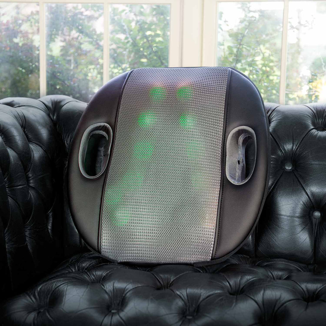 InstaShiatsu+ Seat Back Massager With Heat - truMedic