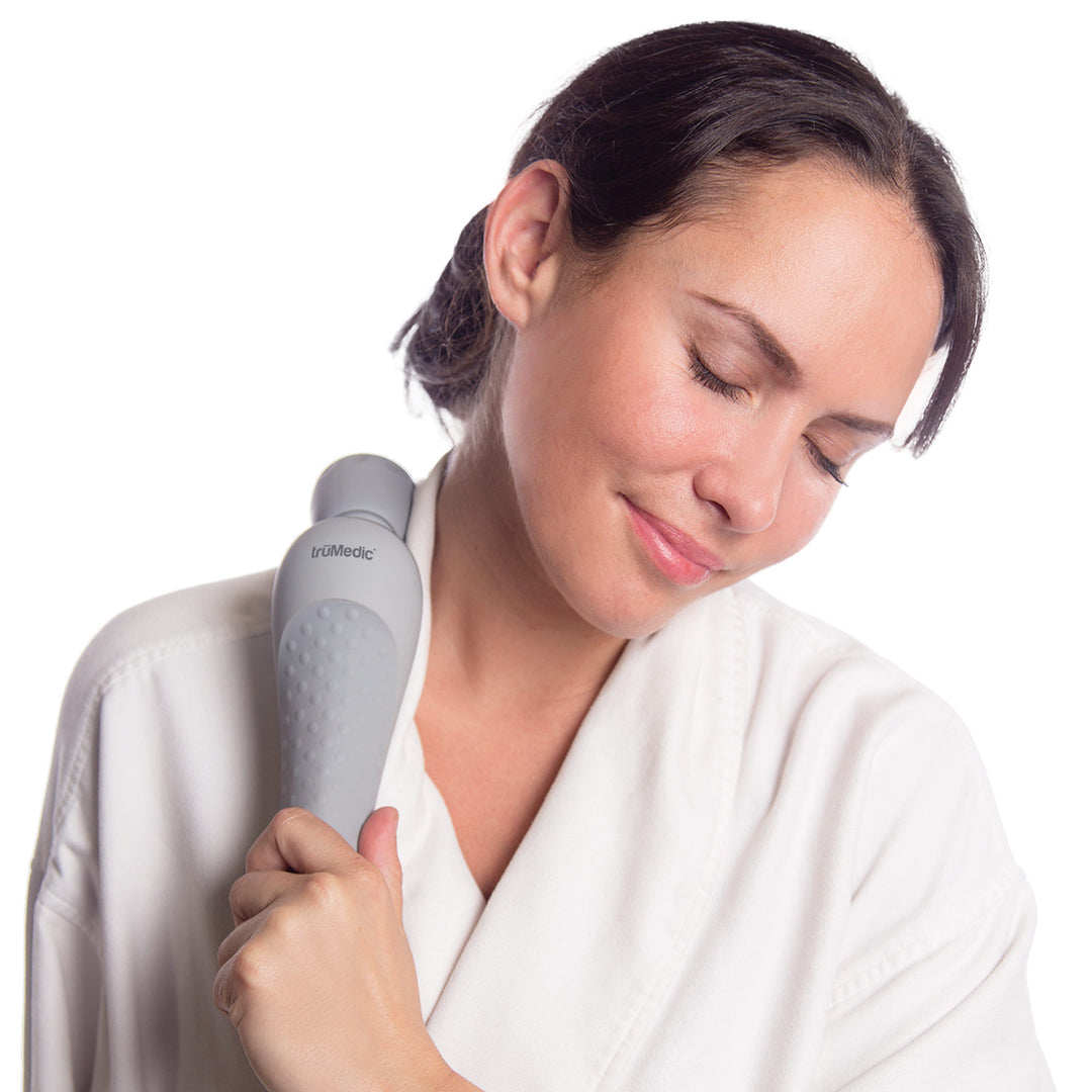 InstaShiatsu+ Water-Resistant Wand Massager - truMedic